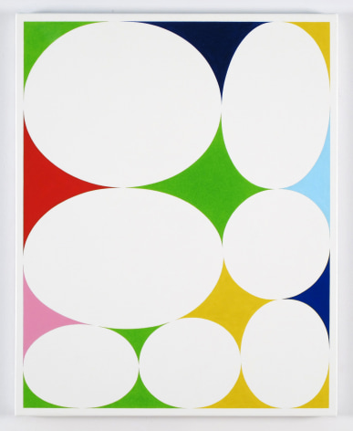 Cary Smith, Ovals #19 (With Seven Colors), 2015