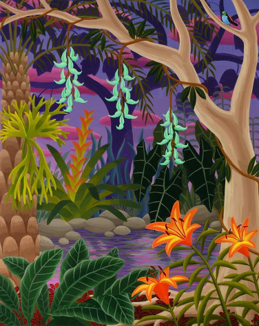 Amy Lincoln, Jungle with Jade Vine, 2016