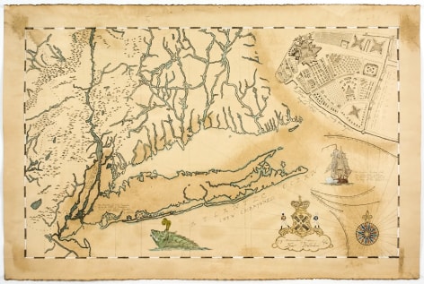 Frohawk Two Feathers, Map of the Ferdinandian Kingdom of New Holland, 2014
