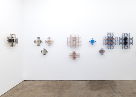 Edra Soto, &quot;por la se&ntilde;al | by a signal&quot; Installation View Morgan Lehman Gallery, 2024