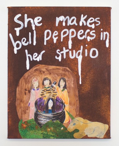 Marie Wheeler, She makes bell peppers in her studio, 2022