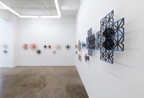 Edra Soto, &quot;por la se&ntilde;al | by a signal&quot; Installation View Morgan Lehman Gallery, 2024