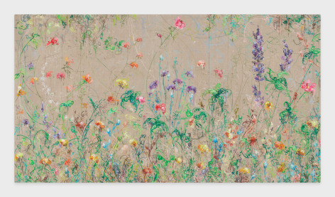 Kysa Johnson, Ghosts In Common - Necessary Beauty - Subatomic Decay Patterns and Wildflowers 9, 2023