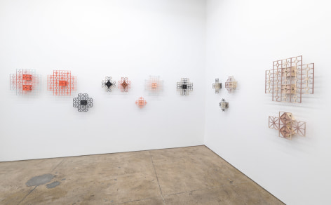 Edra Soto, &quot;por la se&ntilde;al | by a signal&quot; Installation View Morgan Lehman Gallery, 2024