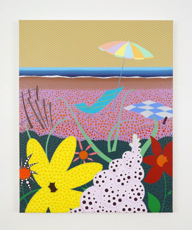 Eric Hibit, Teal Beach Chair, 2025