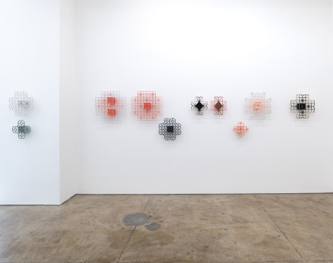 Edra Soto, &quot;por la se&ntilde;al | by a signal&quot; Installation View Morgan Lehman Gallery, 2024