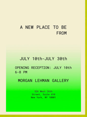 A New Place To Be From
