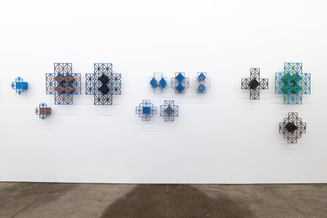 Edra Soto, &quot;por la se&ntilde;al | by a signal&quot; Installation View Morgan Lehman Gallery, 2024