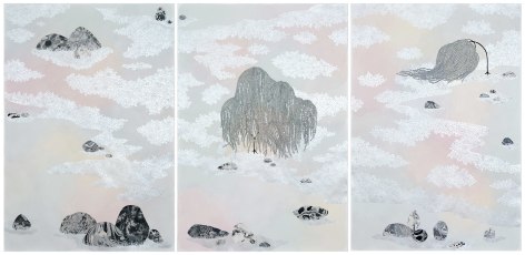 Crystal Liu, beached (weeping willows), &quot;stay awhile more&quot;, 2018