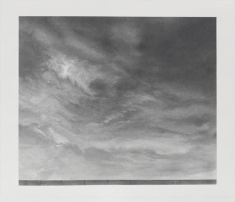 Clouds #1, 2013, Graphite on paper, 15 x 17 1/2 inches, 38.1 x 44.5 cm, A/Y#21666