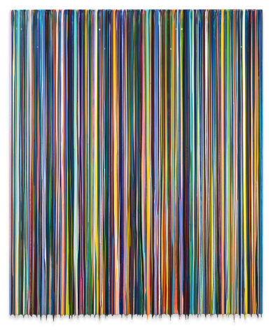 HOWCOULDYOUDOATHINGLIKETHATTOME, 2022, Epoxy resin and pigments on wood, 72 x 60 inches, 182.9 x 152.4 cm, MMG#34659