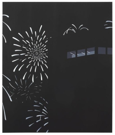 Brian Alfred, 花火, 2015, Acrylic on canvas, 74 x 62 inches, 188 x 157.5 cm, A/Y#22640
