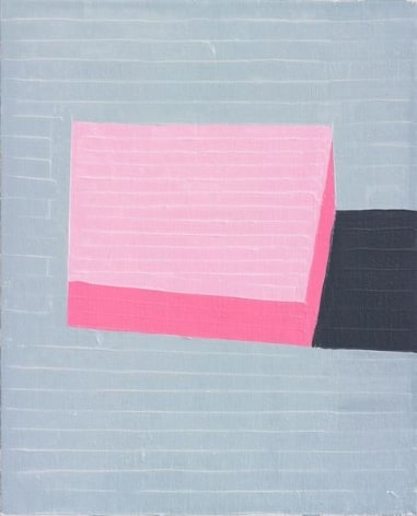 Pink Box on Bad Girl, 2014, Oil on linen, 14 1/2 x 12 inches, 36.8 x 30.5 cm, A/Y#22605