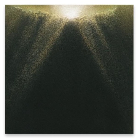 Untitled, 2017, Pigment and gold dust on linen, 24 x 24 inches, 61 x 61 cm, AMY#29583