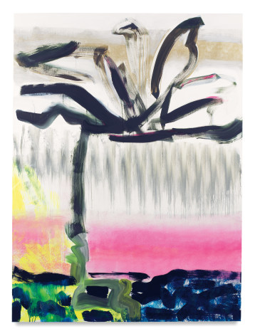Monique van Genderen, Untitled, 2017, Oil and pigment on linen, 78 by 58 inches, 198.1 by 147.3 centimeters