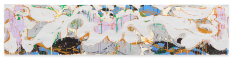 Untitled, 1976, Acrylic, pastel on paper, 24 x 108 inches, 61 x 274.3 cm, MMG#34160