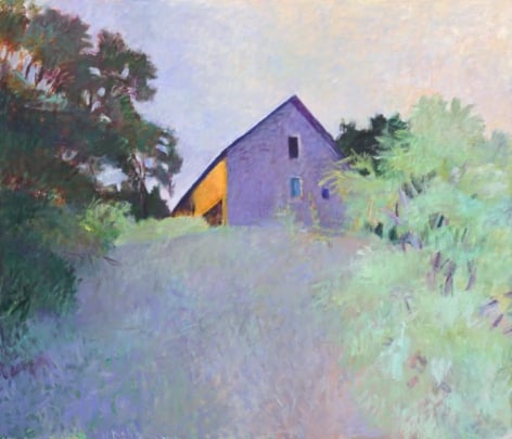 Barn Atop a Ridge, 1987, Oil on canvas, 72 x 84 inches, 182.9 x 213.4 cm, A/Y#18283