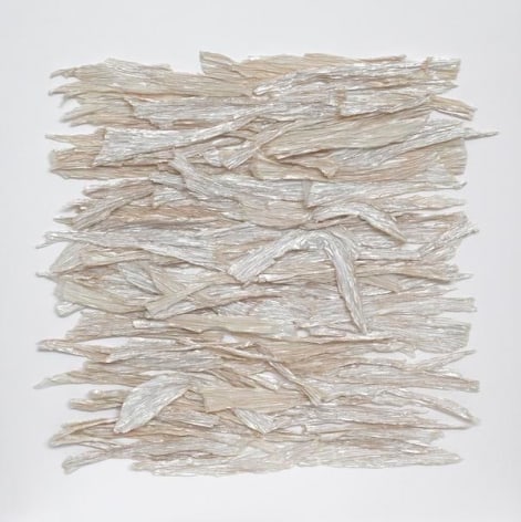 Rosana Castrillo Diaz, Untitled, 2014, Paper and iridescent medium on paper, 42 x 42 inches, 106.7 x 106.7 cm, A/Y#22076