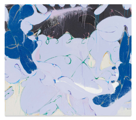 Millbrook Blues, 1976, Oil on canvas, 84 x 96 inches, 213.4 x 243.8 cm, MMG #34170