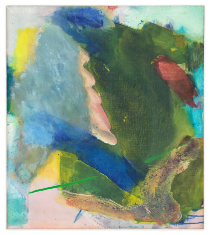 Emily Mason, Develop&#039;s Pearl, 1981, Oil on canvas, 34 x 30 inches, 86.4 x 76.2 cm