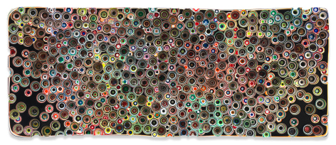 Markus Linnenbrink, ADAYATRIPAMIRROR, 2019,&nbsp;Epoxy resin and pigments on wood,&nbsp;24 x 60 inches,&nbsp;61 x 152.4 cm,&nbsp;MMG#31918