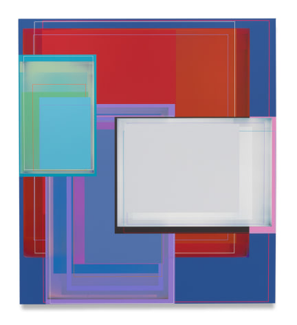 Patrick Wilson,&nbsp;Hanabi, 2021, Acrylic on canvas, 41 x 37 inches, 104.1 x 94 cm