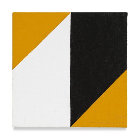 Frederick Hammersley, Flex, 1984 - 92, Oil on linen on panel, 7 x 7 inches