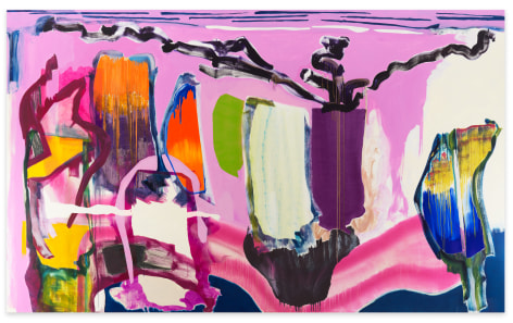Untitled, 2022, Oil on linen, 78 x 128 inches, 198.1 x 304.8 cm, MMG#34875