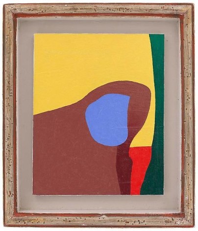 &quot;Insist upon,&quot; 1987 #5, Oil on panel, framed: 11 1/8 x 9 1/2 inches, 28.3 x 24.1 cm, A/Y#19832