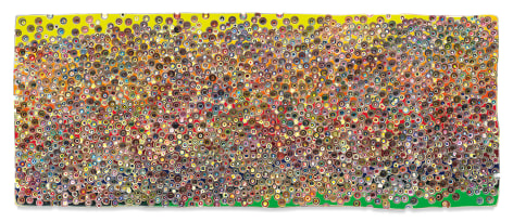 INTOTHERAINBOWVEIN (CYCLESOFOPPOSITION), 2018, Epoxy resin and pigments on wood,&nbsp;48 x 120 inches,&nbsp;121.9 x 304.8 cm,&nbsp;MMG#30507