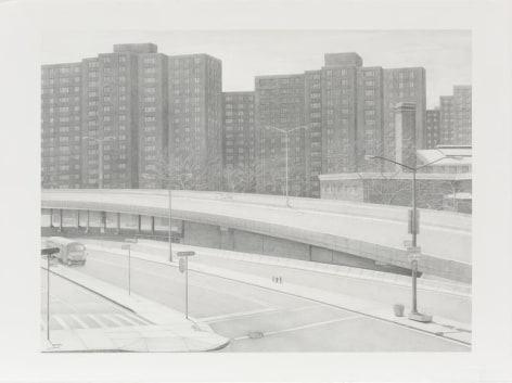Backdrop, 2010, Graphite on paper, 22 1/2 x 30 inches, 57.2 x 76.2 cm, A/Y#21572