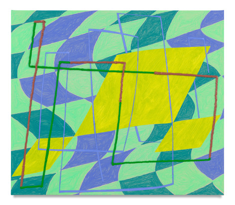 You Are Confident and Feel Comfortable in Your Own Skin, 2022, Acrylic and oil on canvas, 32 x 37 inches, 81.3 x 94 cm, MMG#34410