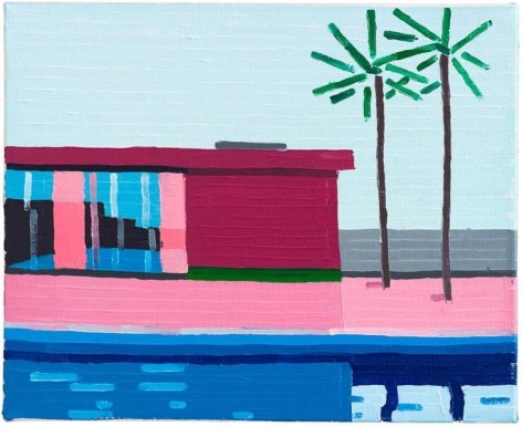 Guy Yanai, House, 2014, Oil on linen, 14 1/2 x 11 3/4 inches, 37 x 30 cm, A/Y#22004