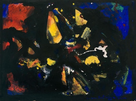 &quot;Shapes in Black,&quot; 1944, Oil on panel, 30 1/2 x 41 inches, 77.5 x 104.1 cm, A/Y#9803