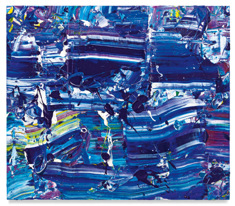 Blue Brew, 2021, Acrylic on linen, 52 x 60 inches, 132.1 x 152.4 cm, MMG#33679