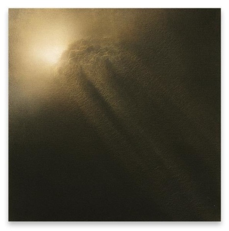 Untitled, 2017, Pigment and gold dust on linen, 24 x 24 inches, 61 x 61 cm, AMY#29584