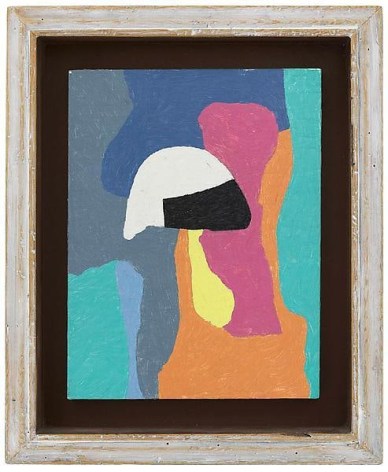 &quot;Under water,&quot; 1984 #14, Oil on panel, framed: 11 7/8 x 9 7/8 inches, 30.2 x 25.1 cm, A/Y#19818