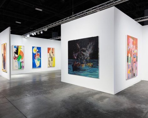 Installation view, Booth #G4, Miles McEnery Gallery, Art Basel Miami Beach 2021