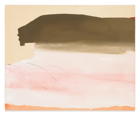 Helen Frankenthaler,&nbsp; Second Wish, 1974 Acrylic on canvas, 21 x 25 3/4 inches, 53.3 x 65.4 cm, (MMG#31384), &nbsp;