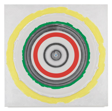 Kenneth Noland, Circle: Bird, 1998, Acrylic on canvas, 24 by 24 inches, 61 by 61 cm