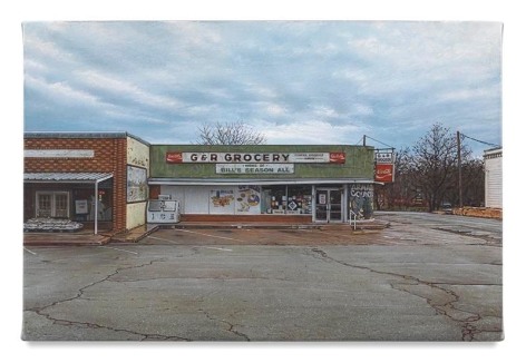 G &amp;amp; R Grocery, 2016, Acrylic on canvas, 5 x 7 1/2 inches, 12.7 x 19.1 cm, AMY#28867
