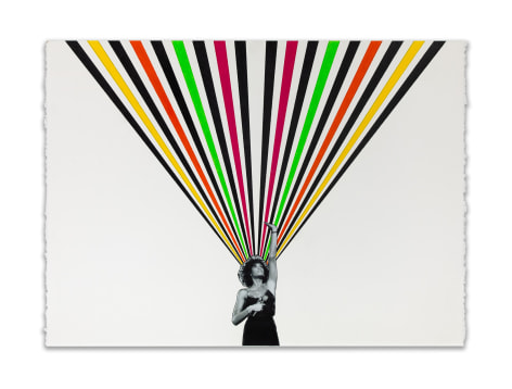 Whitney, 2021, Color pencil and photograph collage on paper, 22 x 30 inches, 55.9 x 76.2 cm, MMG#33442