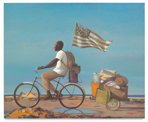 Freedom, 2019, Oil on linen, 82 x 100 inches, 208.3 x 254 cm, MMG#30929