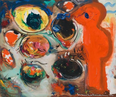 &quot;The Conjurer (Small Version),&quot; 1946, Oil on panel, 25 x 30 inches, 63.5 x 76.2 cm, A/Y#11344