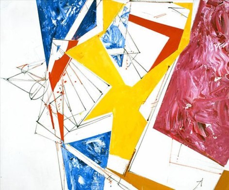 &quot;Push and Pull III,&quot; 1950, Oil on canvas, 36 x 48 inches, 91.4 x 121.9 cm, A/Y#394