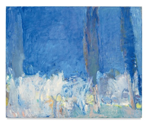 Olives and Cypresses, 1963, Oil on canvas,&nbsp;52 x 63 inches, 132.1 x 160 cm, MMG#29993