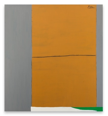 Open No. 2: In Ochre and Grey, 1967/ca. 1971,&nbsp;Acrylic and charcoal on canvas,&nbsp;75 x 69 inches,&nbsp;190.5 x 175.3 cm, MMG#20643