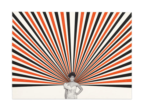 Diahann #2, 2020, Color pencil and photograph collage on paper, 22 1/8 x 30 3/8 inches, 56.2 x 77.2 cm, MMG#32524