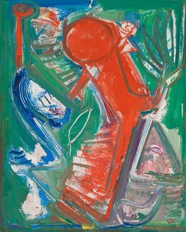 &quot;Acension,&quot; 1952, Oil on canvas, 60 x 48 inches, 152.4 x 121.9 cm, A/Y#3630