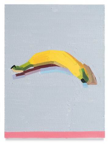 Guy Yanai, Old Banana, 2019, Oil on canvas, 15 3/4 x 11 7/8 inches